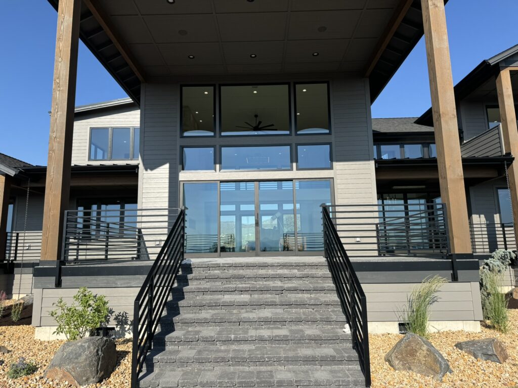 custom metal stair railing