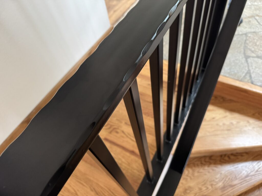 indoor metal hand railing