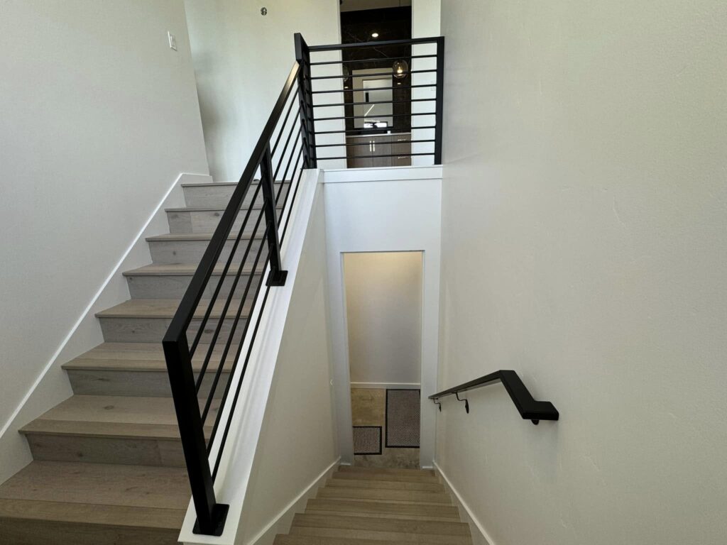 metal staircase railing